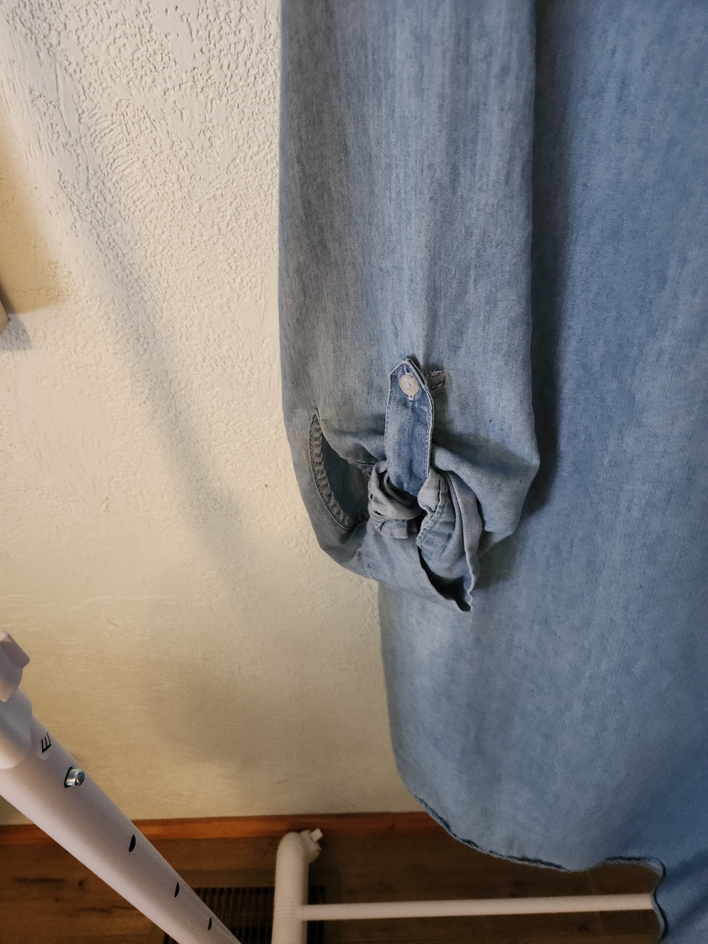 Kim Rogers Light Blue Denim Tunic Dress - Picture 3 of 6